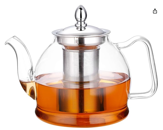 Glass Teapot with Removable Infuser