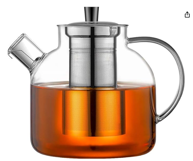 1500ml(50oz) Glass Teapot with Removable Infuser