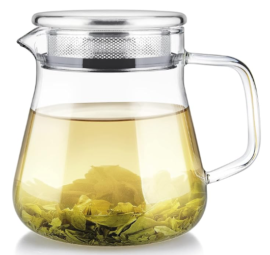 One-Touch Tea Maker, 2-in-1 Teapot